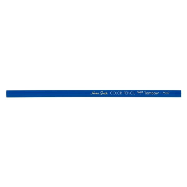 トンボ鉛筆 色鉛筆 単色 青 1500-15 1ダース（12本） - アスクル