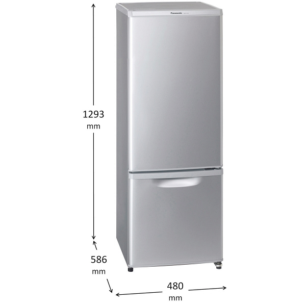 パナソニック パーソナル冷蔵庫 168Lタイプ NR-B179W-S