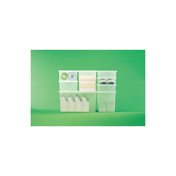 岩崎工業 PP収納ボックス S クリア ST6030N 1セット（4個：1個×4