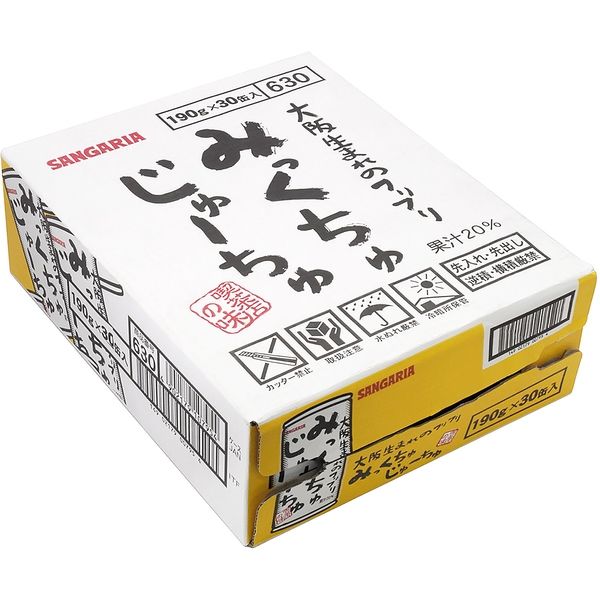 サンガリア みっくちゅじゅーちゅ 1箱（30缶入） - アスクル