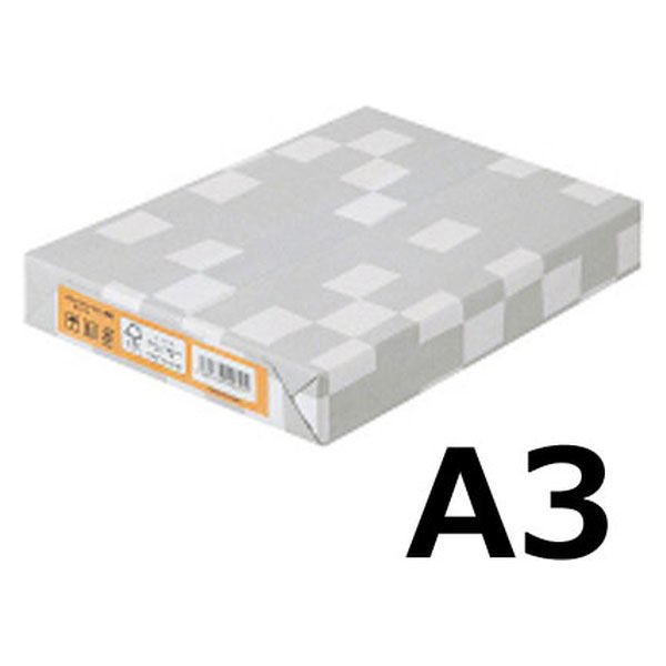 アスクル カラーペーパー A3 オレンジ 1冊（500枚入） オリジナル