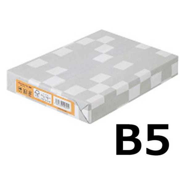 アスクル カラーペーパー B5 オレンジ 1冊（500枚入） オリジナル