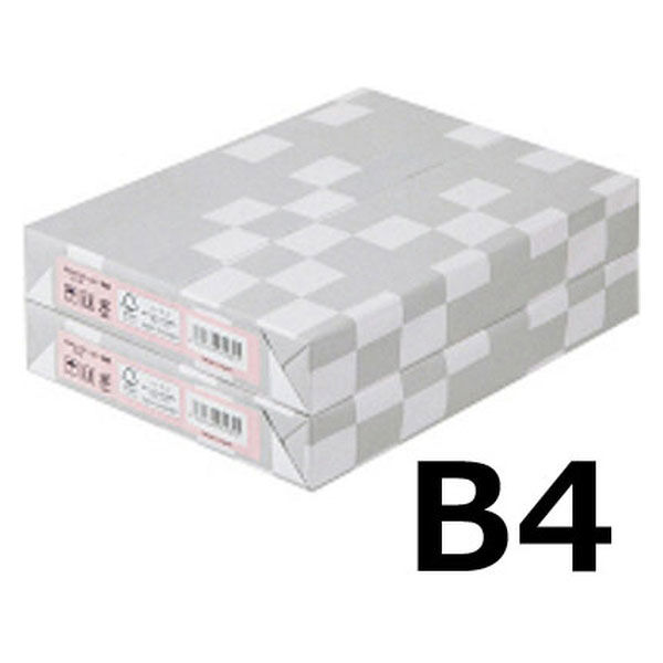 アスクル カラーペーパー B4 ピンク 1セット（500枚×2冊入
