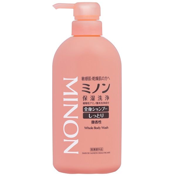 ミノン 全身シャンプー しっとりタイプ 本体450mL 第一三共ヘルスケア