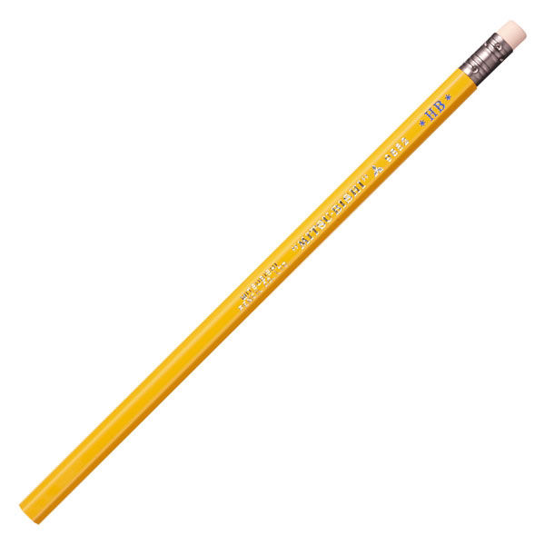 三菱鉛筆(uni) 消しゴム付鉛筆 HB K98523PHB 1パック（3本入）