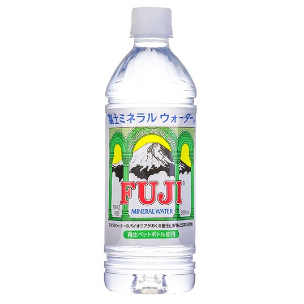 富士ミネラルウォーター 500ml 1箱（24本入） - アスクル