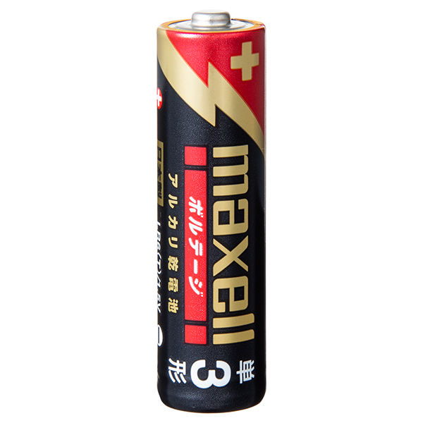 マクセル アルカリ乾電池 ボルテージ 単3形 LR6（T）8P 1パック（8本入） - アスクル