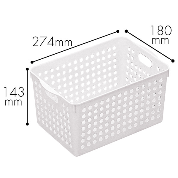イノマタ化学 ストックバスケット ディープ 4577 1袋（5個入） - アスクル