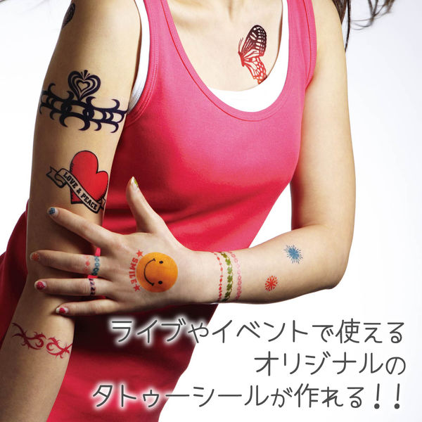 エレコム タトゥーシール／A4サイズ／クリア EJP-TATA4 1個