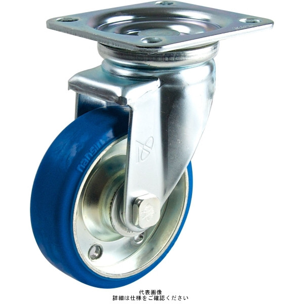 キャスタータイプ ナンシン 産業用キャスター自在タイプ 180mmゴム(B入)車輪付 STM