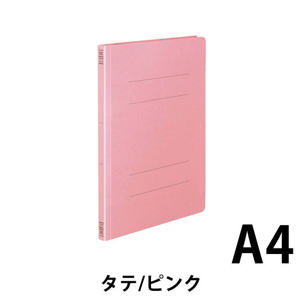 コクヨ フラットファイル（間伐材使用） A4-S タテ ピンク フ-VK10P 1セット（30冊） - アスクル