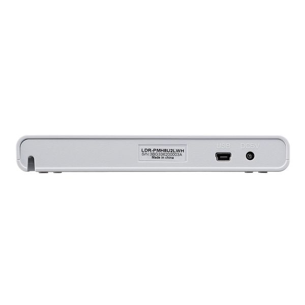 ロジテック DVDドライブ/USB2.0/オールインワンソフト付/ホワイト LDR