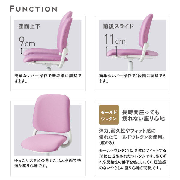 軒先渡し】コイズミ Cadet（カデット） 回転チェア ブラウン HSC