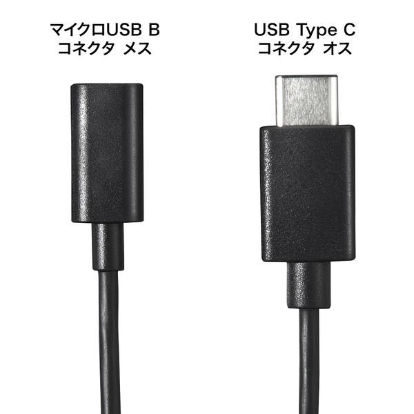 サンワサプライ USB3.1A-Type Cメス変換アダプタ AD-USB29CFA ブラック
