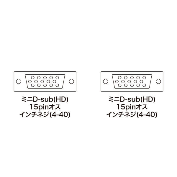 サンワサプライ CRT複合同軸ケーブル 5m KB-CHD155N 1本（直送品