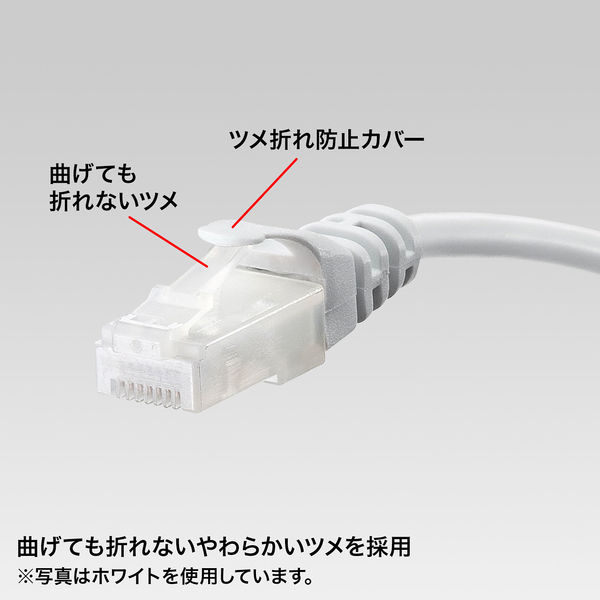 サンワサプライ ツメ折れ防止CAT5eLANケーブル LA-Y5TS-05BL 1本