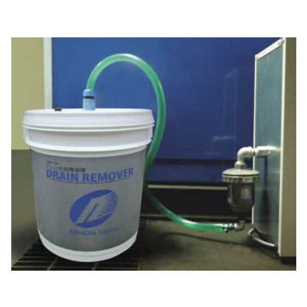 日本精器 水処理装置 TNDー30 TND-30 1個（直送品） 日本精器 22kW以下 ドレン水の注入圧力 4MPa以下 OUT浄化水排出穴 mm 材質 質量 約5