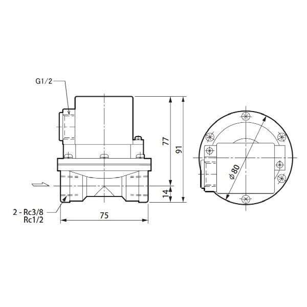 日本精器 フロースイッチ BN-1321-15 1個（直送品） - アスクル