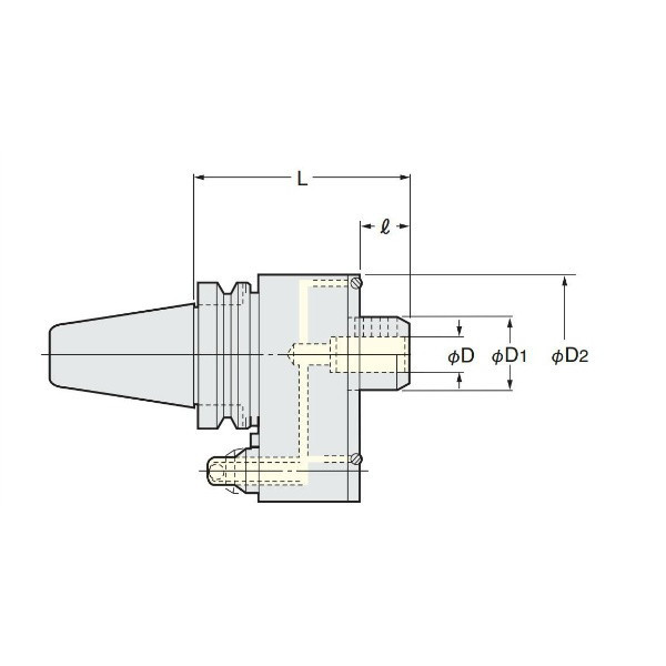 日研工作所 サイドロック型マルチオイルホールホルダ BT50-MOL25-150 1台（直送品） - アスクル