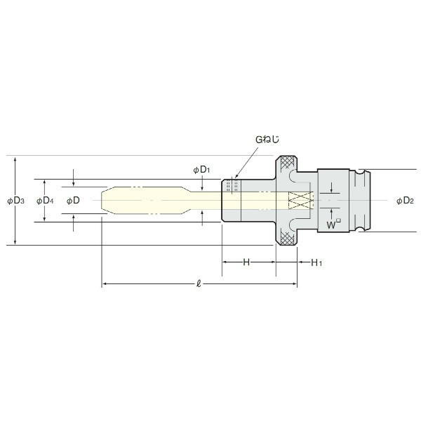 日研工作所 トルク調整なしタップコレット ZMK24-24 1個（直送品）