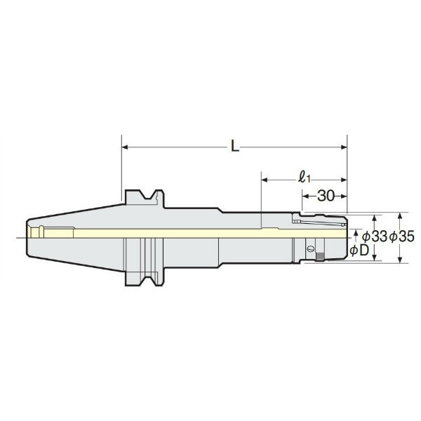 日研工作所 ミーリングチャック BT30-C12-55 1台（直送品） - アスクル