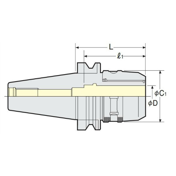 日研工作所 ミーリングチャック BT30-C25-75 1台（直送品） - アスクル