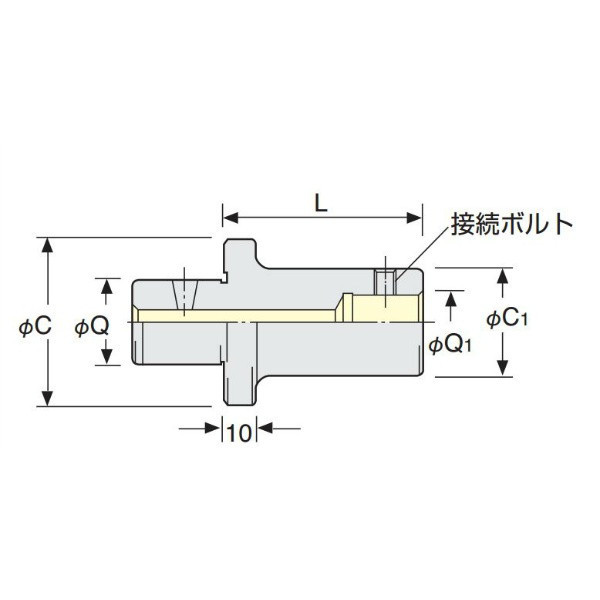 日研工作所 モジュラータイプスペーサ SP42-20-100 1個（直送品）