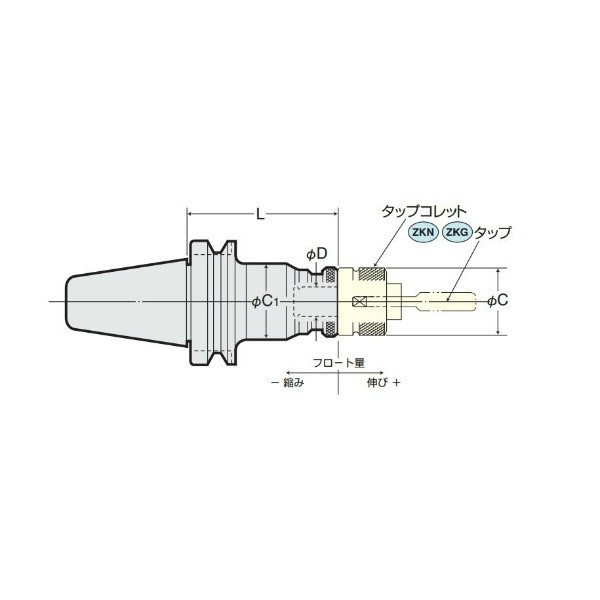 日研工作所 自動定寸タッパチャック NBT50-ZL38-150 1台（直送品） - アスクル