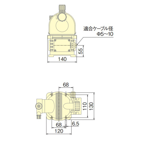 タクミナ（TACMINA） 定量ポンプ CS2-30N-VTCF-HW-200V3-Y-S-S 1個（直送品） - アスクル