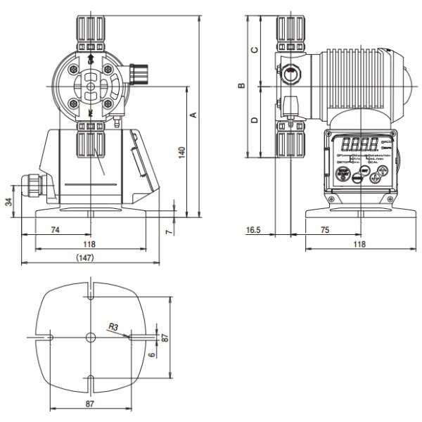 タクミナ（TACMINA） 定量ポンプ PW-30R-VTCF-HWJ 1個（直送品） - アスクル