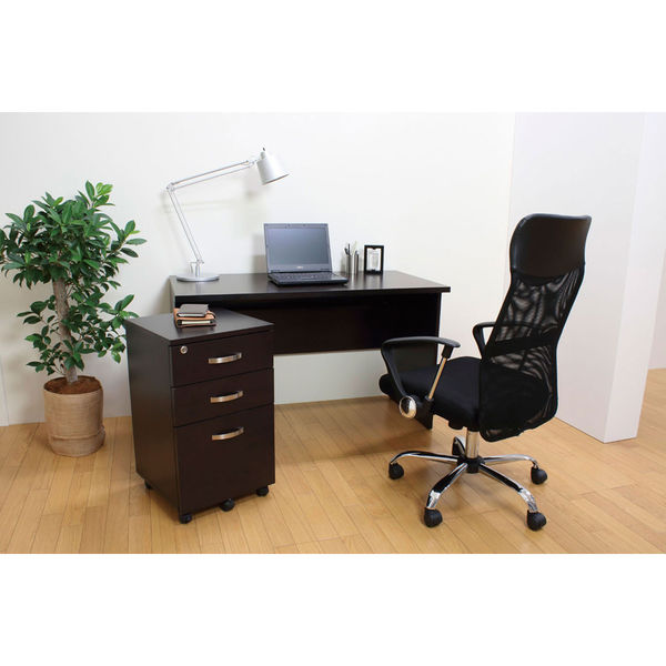 ワークデスク WDS-ME120 (DBR)　弘益 弘益 ワークデスク 幅1200×奥行600×高さ720mm WDS-ME120（DBR） 1台