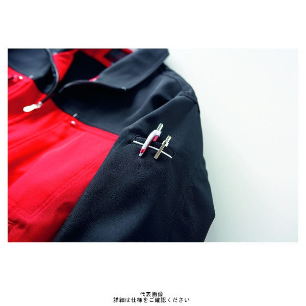クロダルマ 長袖ジャンパー レッド M 32527ー70ーM 1枚（直送品