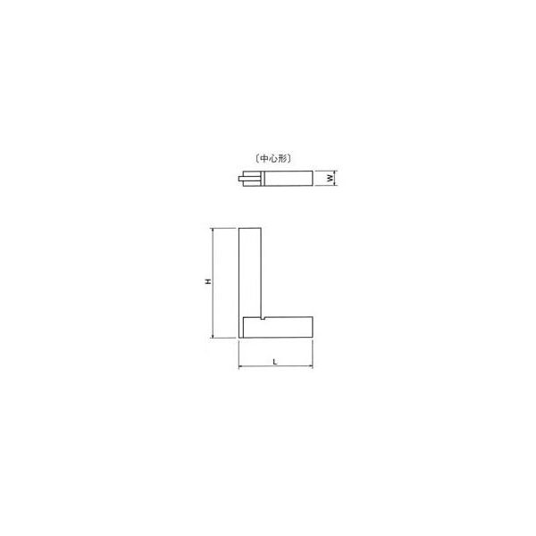 大菱計器製作所 台付直角定規 JIS1級 焼入品 200 FC105 1台（直送品