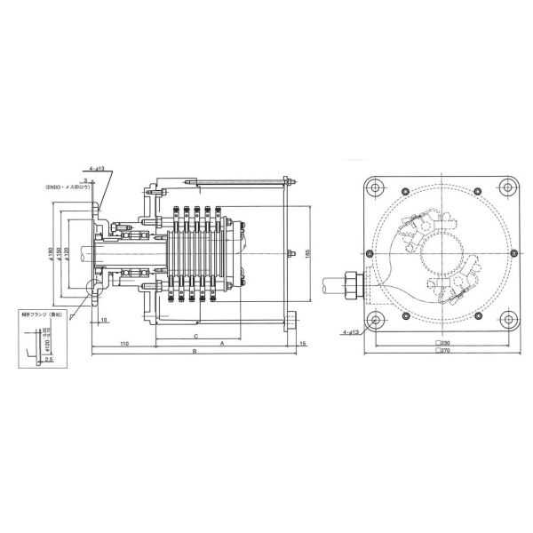 遠藤工業 動力・制御用スリップリング屋外仕様 SRシリーズ SRー1316ーO SR-1316-O 1個（直送品） - アスクル