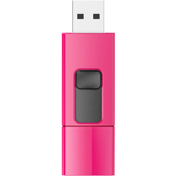 シリコンパワー USBメモリ 32GB USB3.0 スライド式 Blaze B05 ピンク SP032GBUF3B05V1H