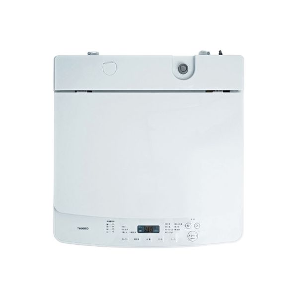 全自動電気洗濯機　５．５ｋｇ WM-EC55W 1台 ツインバード（直送品）