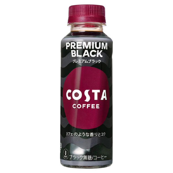 コーヒー】 温冷兼用 コスタコーヒー プレミアムブラック PET 265ml 1 