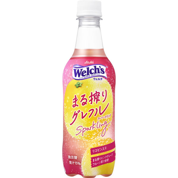 アサヒ飲料 Welch's（ウェルチ）まる搾りグレフルスパークリング