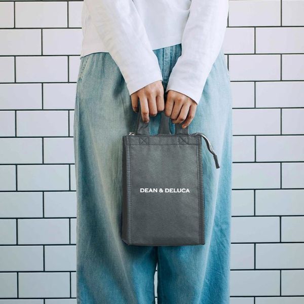 DEAN & DELUCA クーラーバッグ 保冷バッグ グレー S 1個 - アスクル