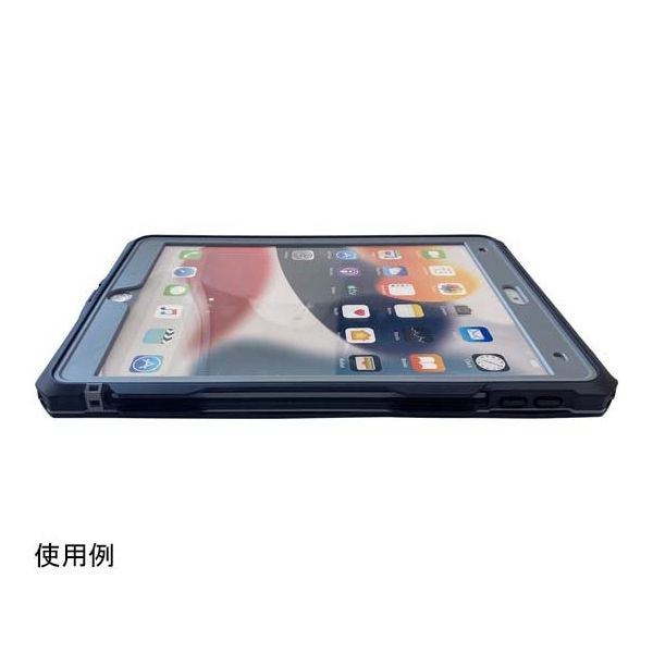 ブルー iPad 第9・8・7世代(10.2インチ)対応 IP68(防水・防塵)ケース