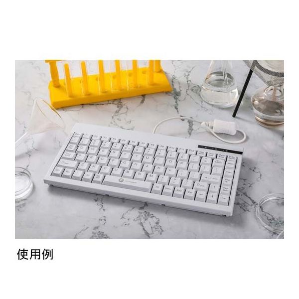 GETT 洗える防水キーボード IP65保護 有線1.8mUSBケーブル 300×149