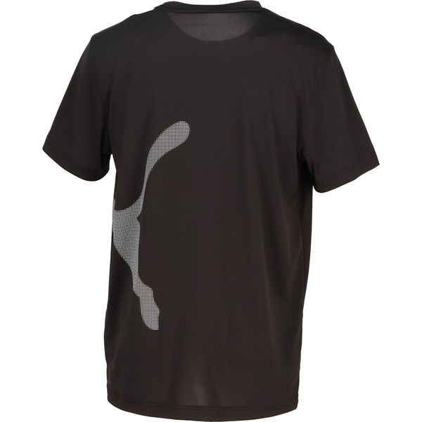 Lサイズ 美品【PUMA】メッシュ加工半袖シャツ　トレーニングシャツ PUMA 半袖 Tシャツ メンズ プーマ PUMA/スポーツウェア