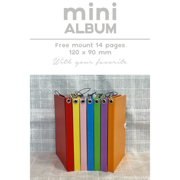 ゼットアンドケイ ミニアルバム パープル 66-109 1冊（直送品） - アスクル