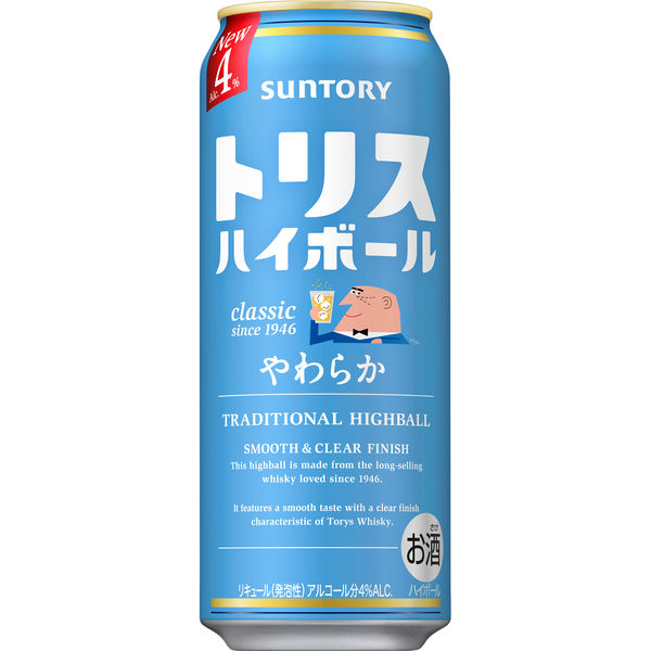 ウイスキー ハイボール トリスハイボール ＜やわらか＞ 500ml 缶