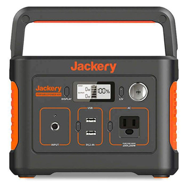 ポータブル電源　蓄電池　充電器　400Wh容量　ポータブル電源400　PTB041　1台　Jackery