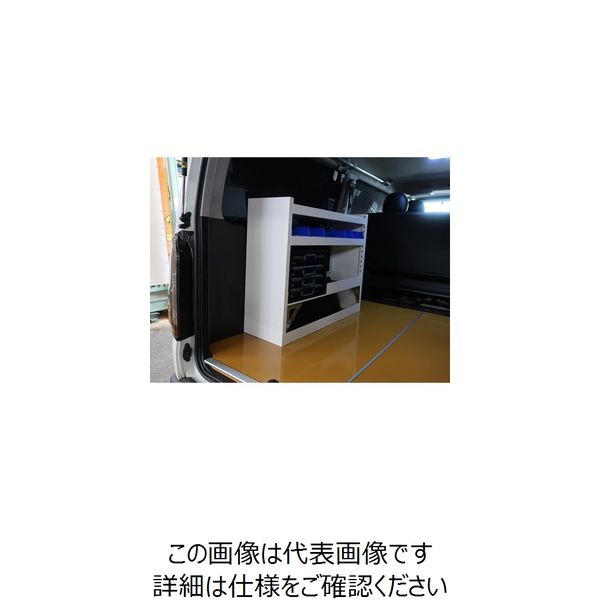 エスコ 1000x310x800mm/3段 車載キャビネット棚 EA957-101 1セット