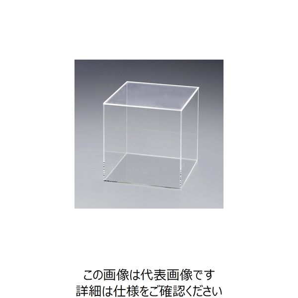 エスコ 300x300x300mm/3mm アクリルボックス EA440DP-300 1個（直送品