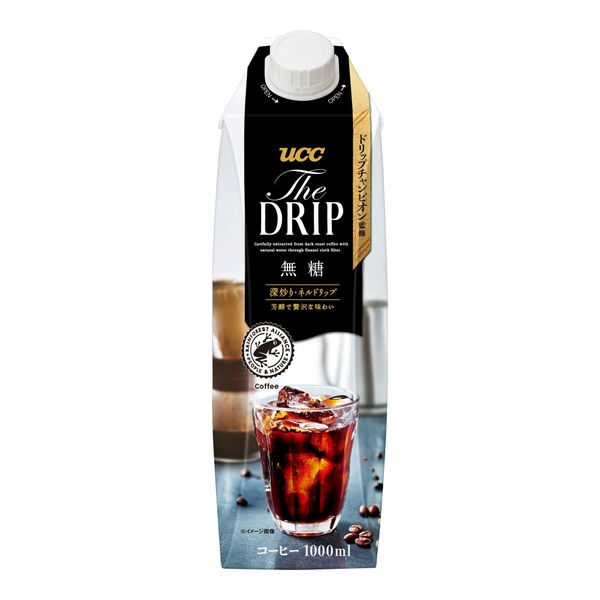 UCC上島珈琲 THE DRIP（ザ ドリップ）アイスコーヒー 無糖 1000ml 1