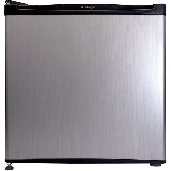 A-Stage 小型冷蔵庫 シルバー A-Stage コンパクトタイプ1ドア冷蔵庫46L シルバー AS-R46SL-100