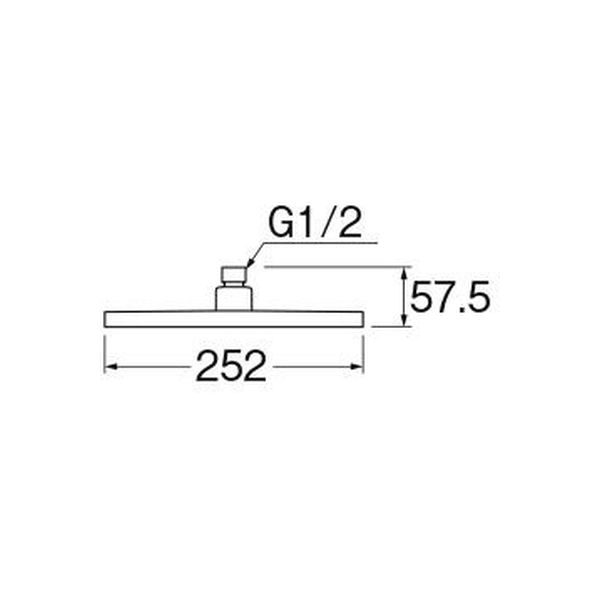 SANEI 回転シャワーヘッド S1045F1-MDP 1個（直送品） - アスクル